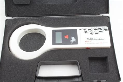 imax black label rfid chip reader|universal microchip scanners for shelters.